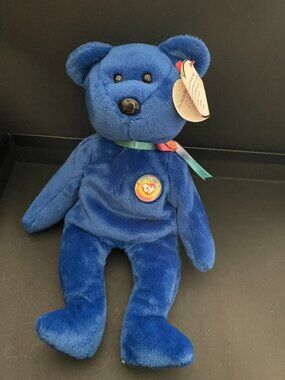 Ty Beanie Babies Clubby the Bear Beanie Baby Plush-NWT